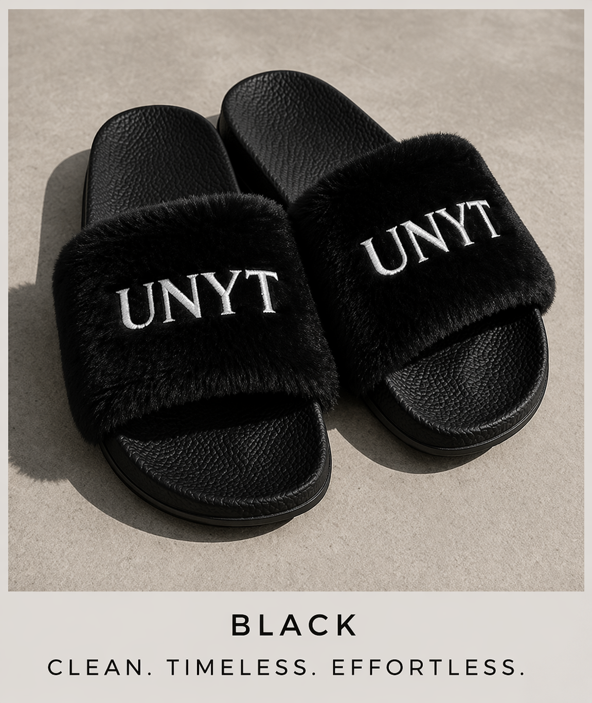 UNYT Summer Fur Slippers