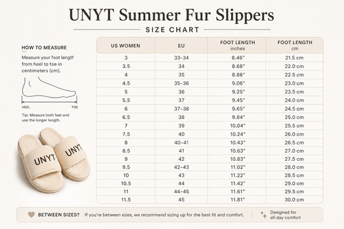 UNYT Summer Fur Slippers